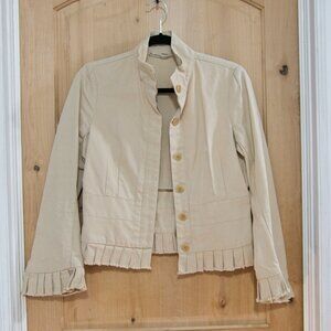 DIANE VON FURSTENBERG tan jacket, size 8